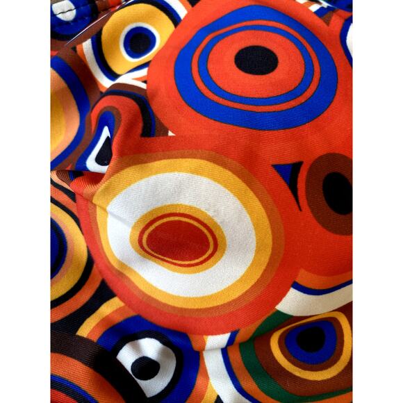 2 Piece Mixed Print Halter Top High Cut Bikini - Picture 6 of 6